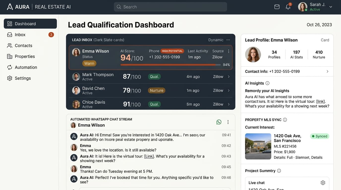 Real Estate WhatsApp AI Lead Qualifier